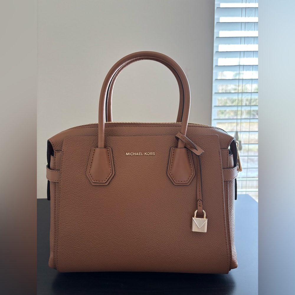 Michael Kors Tan Satchel Bag